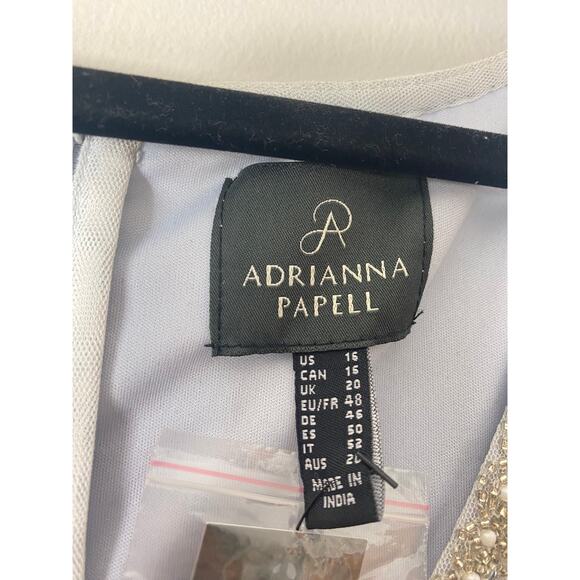 NWT ADRIANNA PAPELL DRESS 16 COCKTAIL PARTY BRIDAL SHOWER MOTHER OF THE BRIDE - Picture 4 of 15